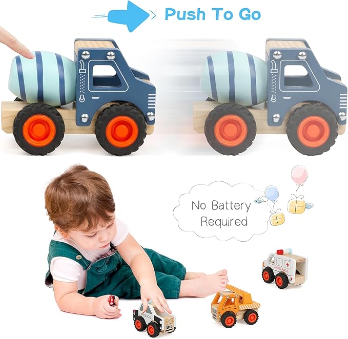 Wooden Cars for Toddlers