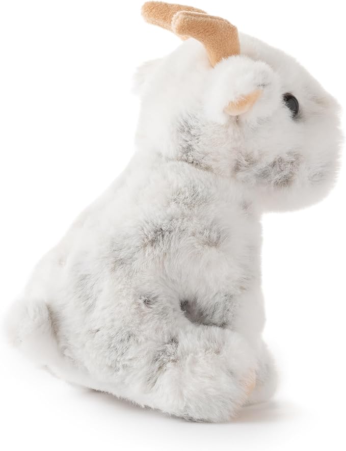 Goat Stuffed Animal Plushie, Babiez, Kids Gifts, 6 in | Wild Onez Goat Realistic Wildlife Farm Animals by Zoologee. Great Toys for Girls and Boys. Plush Gifts for Kids