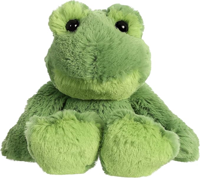 Aurora Mini Flopsie 5.5" Fernando Frog Adorable Stuffed Animal | Compact tummy-lying animals with bean-filled stability