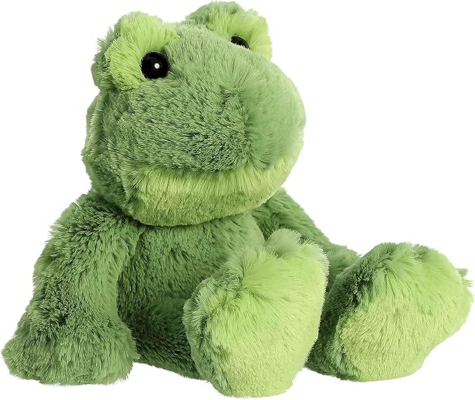 Aurora Mini Flopsie 5.5" Fernando Frog Adorable Stuffed Animal | Compact tummy-lying animals with bean-filled stability