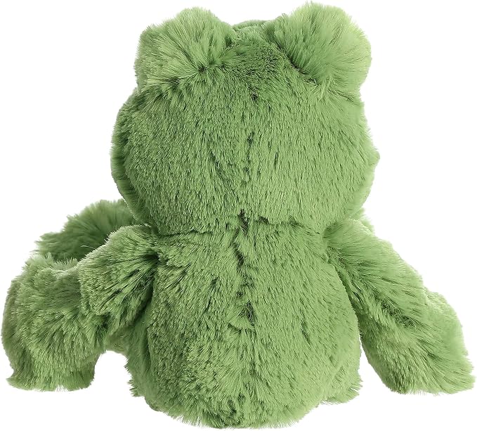 Aurora Mini Flopsie 5.5" Fernando Frog Adorable Stuffed Animal | Compact tummy-lying animals with bean-filled stability