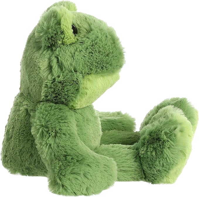 Aurora Mini Flopsie 5.5" Fernando Frog Adorable Stuffed Animal | Compact tummy-lying animals with bean-filled stability